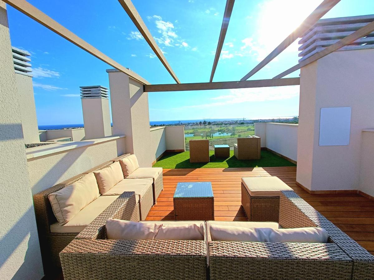 Apartamento Nuevo Atico Toyo. Vistas Al Mar, Terraza, Solarium, Piscina, A/A, Wifi Y Garaje El Toyo Exterior foto