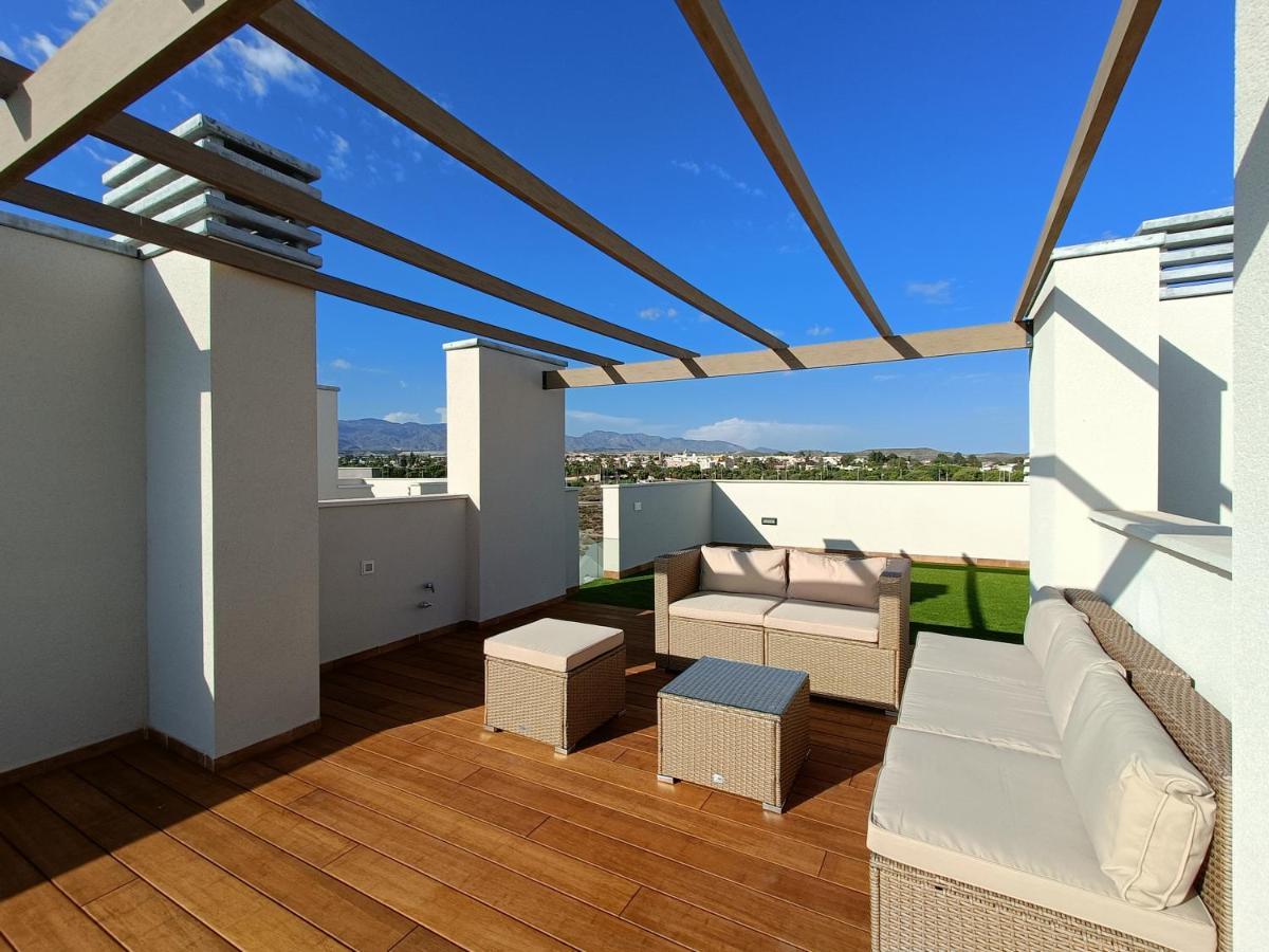 Apartamento Nuevo Atico Toyo. Vistas Al Mar, Terraza, Solarium, Piscina, A/A, Wifi Y Garaje El Toyo Exterior foto